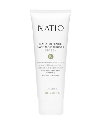 compare product NATIO D/Def. Face Moist. SPF50 100ml