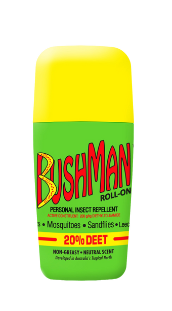 compare product BUSHMAN Roll-On 20% Deet 65g