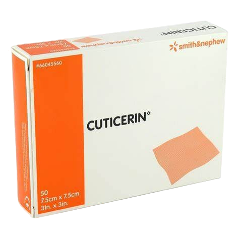 CUTICERIN Gauze 7.5x7.5cm Box 50pk