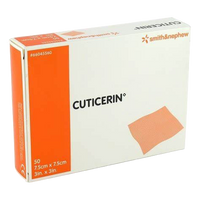 CUTICERIN Gauze 7.5x7.5cm Box 50pk