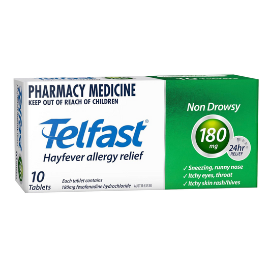 TELFAST Tablets 180mg 10s