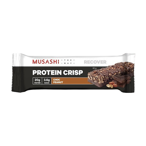 Musashi Protein Crisp Choc Peanut 60g