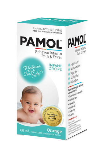 compare product PAMOL Infant Drops C/F 60ml