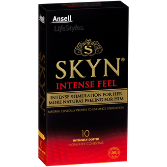 compare product SKYN Intense Feel Condoms 10pk