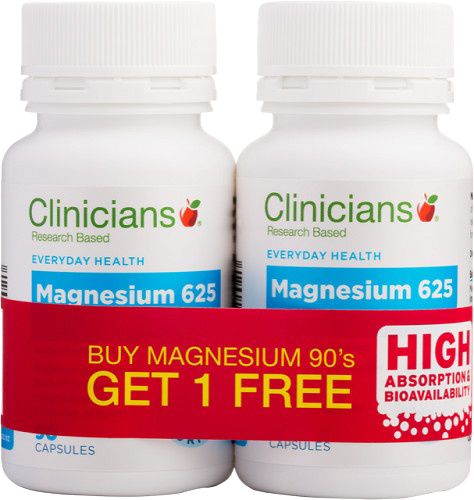 CLINIC. Magnesium 90 Caps (BOGOF) 2s