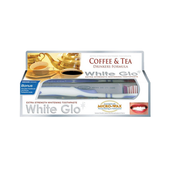 compare product WHITE GLO Coffee & Tea T/P 150g