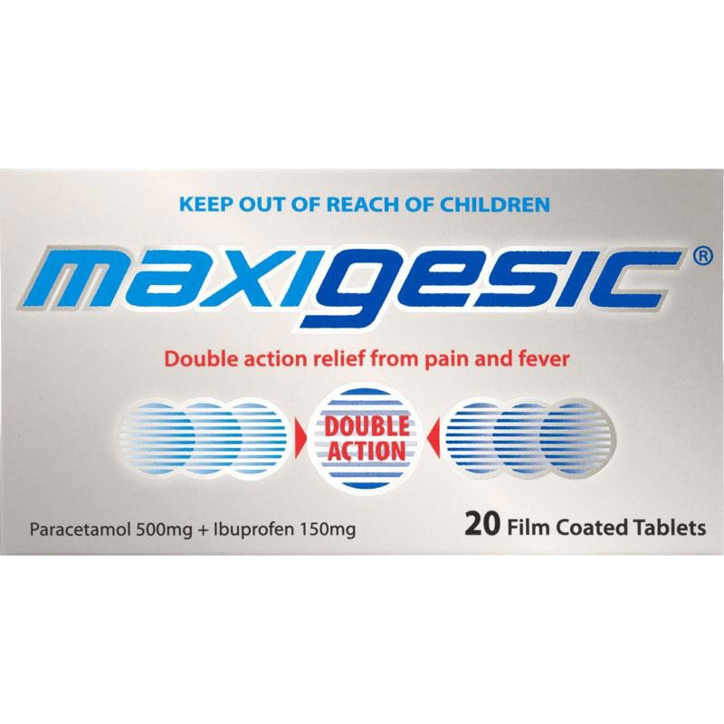 MAXIGESIC Pain Relief Tabs 20s