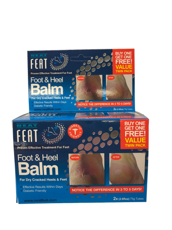 compare product NEAT Foot & Heel Balm 75g 2pk