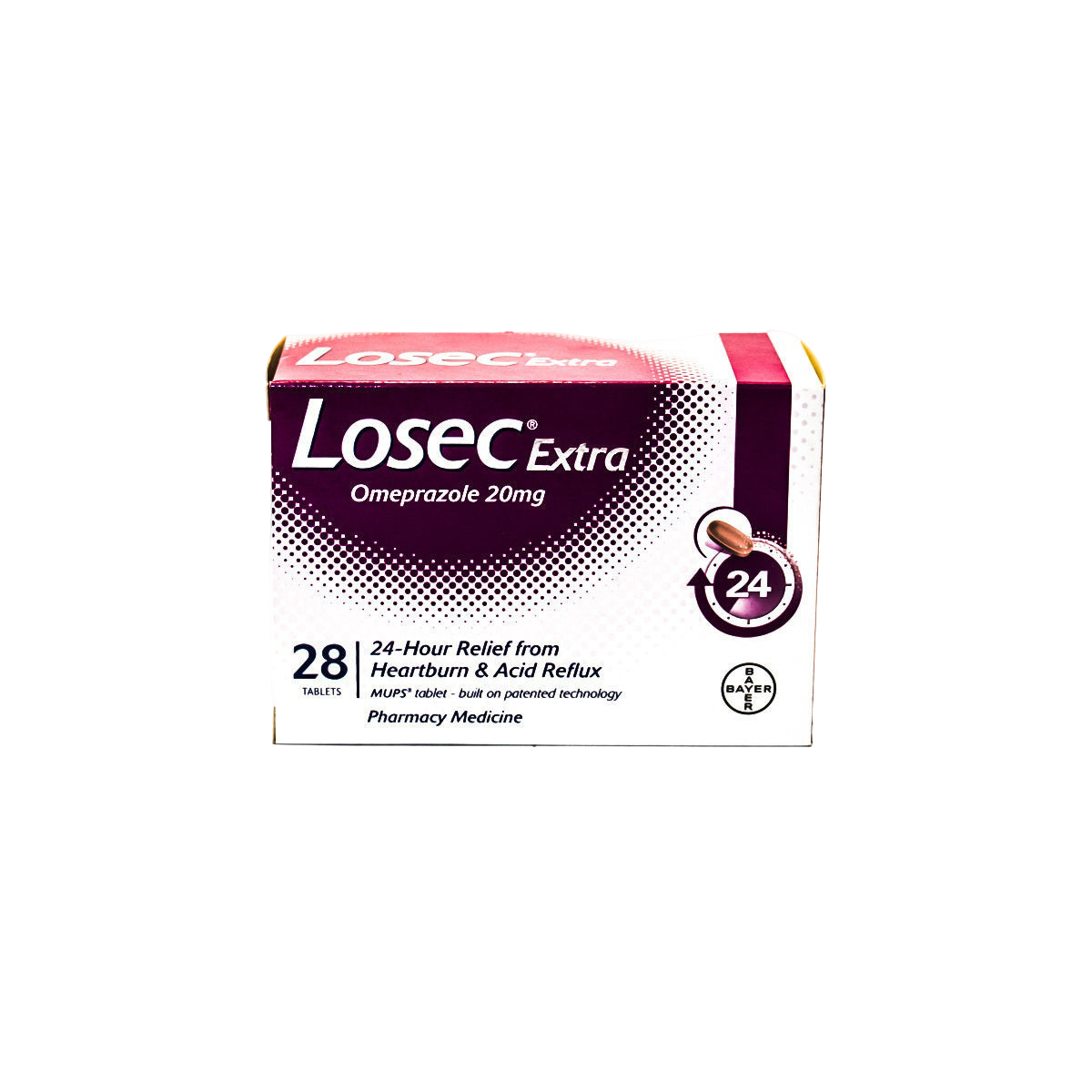 Losec Extra Tabs 20mg 28s