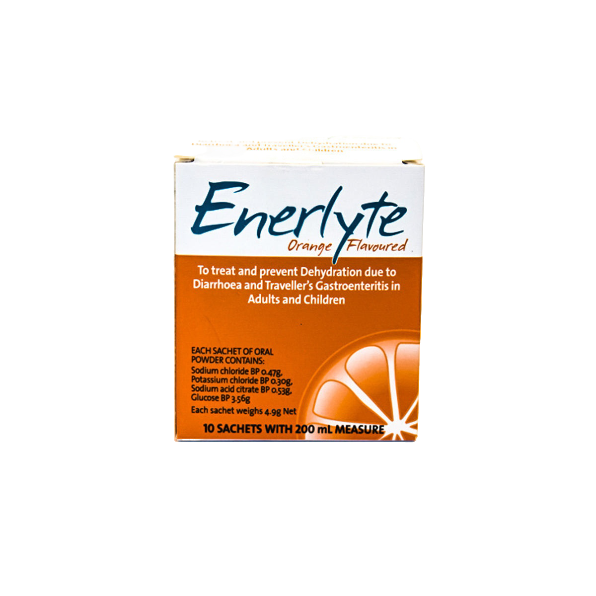 Enerlyte Rehydration Orange 10s
