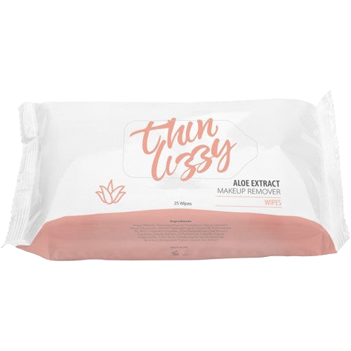 Thin Lizzy Makeup Remover Wipes 25s