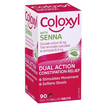 compare product Coloxyl and Senna Tabs 90s
