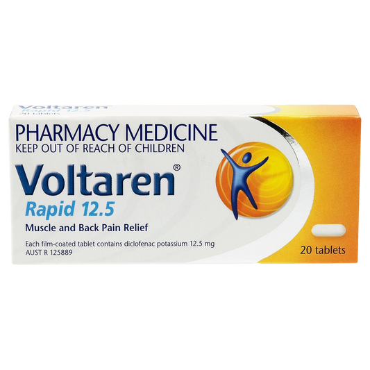 Voltaren Rapid 12.5mg Tabs 20s