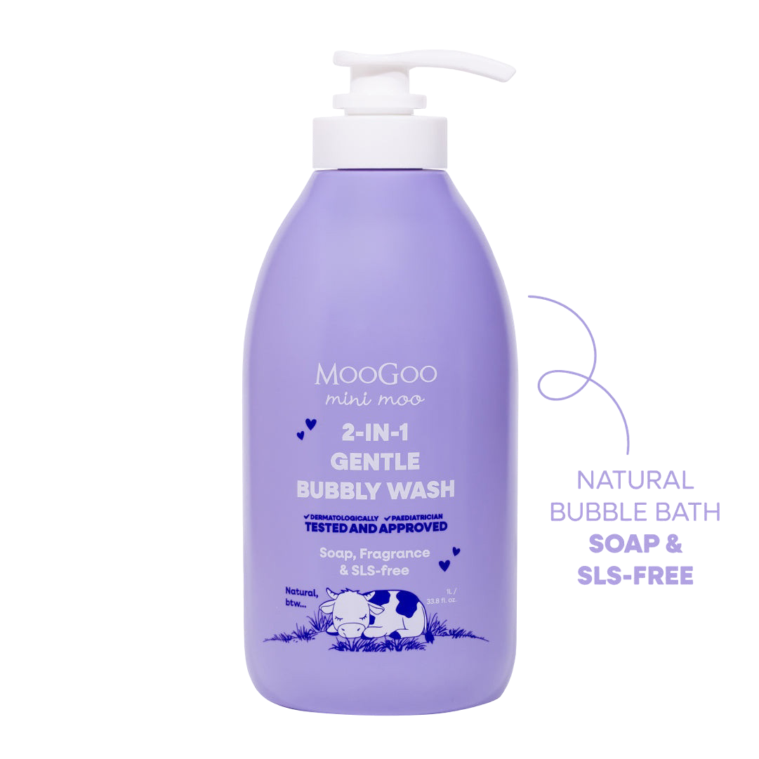 MooGoo Baby 2-in-1 Bubbly Wash 1L