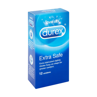 compare product DUREX Extra Safe no spermic 12pk