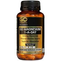 GO Magnesium 1-A-Day Caps 500mg 60s