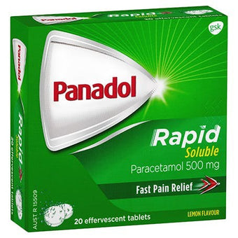 compare product PANADOL Rapid Soluble 20tabs