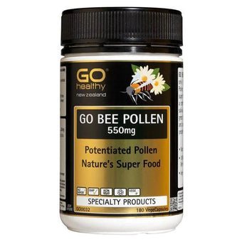 compare product GO Bee Pollen 550mg 180vcaps