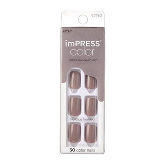 compare product KISS ImPress Nails Taupe Prize 30s
