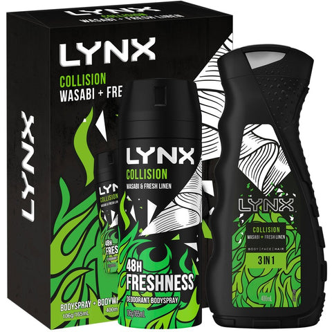LYNX WASABI & LINEN DUO GIFT SET 104343