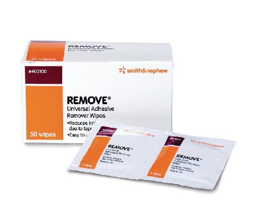 S&N Adh Rem Wipes 50pk