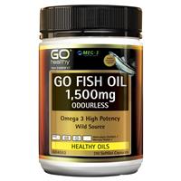 GO Fish Oil 1500mg Odourless 210cap