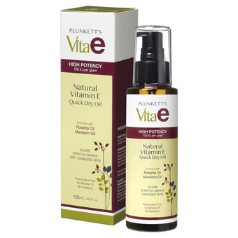 compare product PLUNKETTS Vita E Quick Dry Oil 125ml