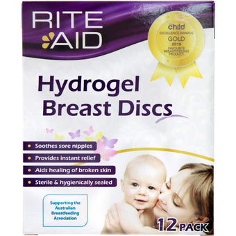 compare product Rite Aid Hydrogel Breast Discs 12pk