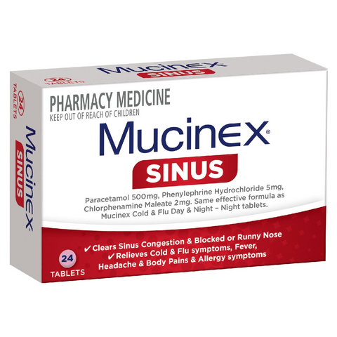 MUCINEX Sinus TABS 24s