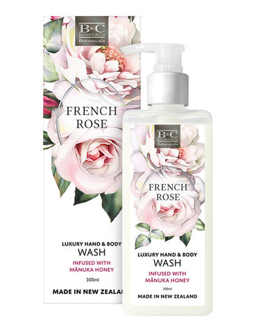 Banks & Co French Rose Hand/Body Wash 300ml