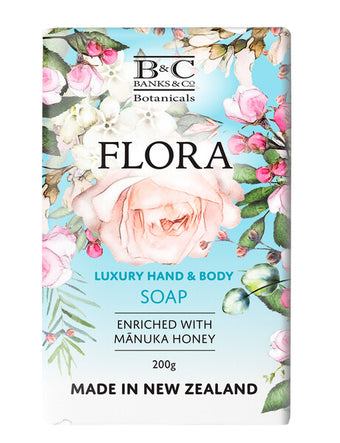 compare product Banks & Co Flora Soap 200g