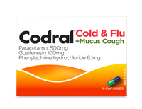 CODRAL Cold&Flu +Mucus Cough Cap 48s