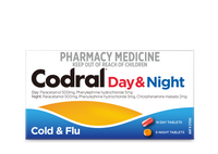 Codral day and night codeine-free cold and flu tablets 24 pack - Baillie & Lewis Pharmacy Invercargill