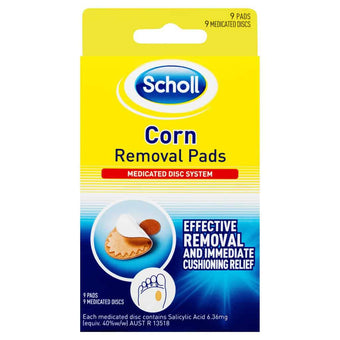 compare product SCHOLL Corn REMOVAL PADS 9pk