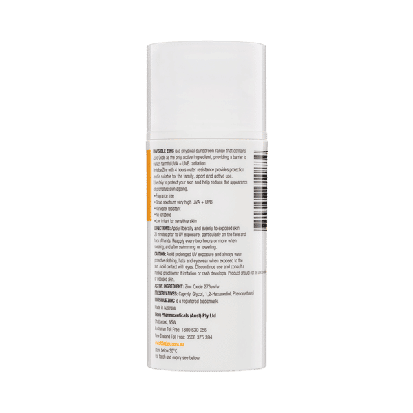 INV.ZINC 4hr W/Resist. SPF50+ 100ml