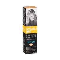 INV ZINC S/D Tint Moist SPF50 Lt 50g