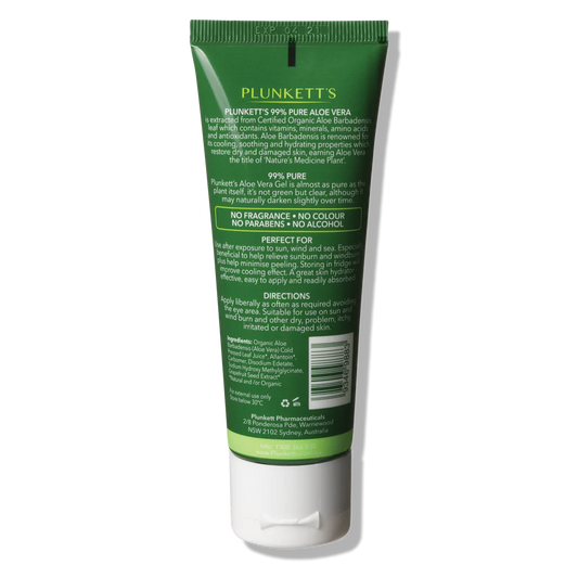 PLUNKETTS Aloe Vera 99% Gel 75g T.