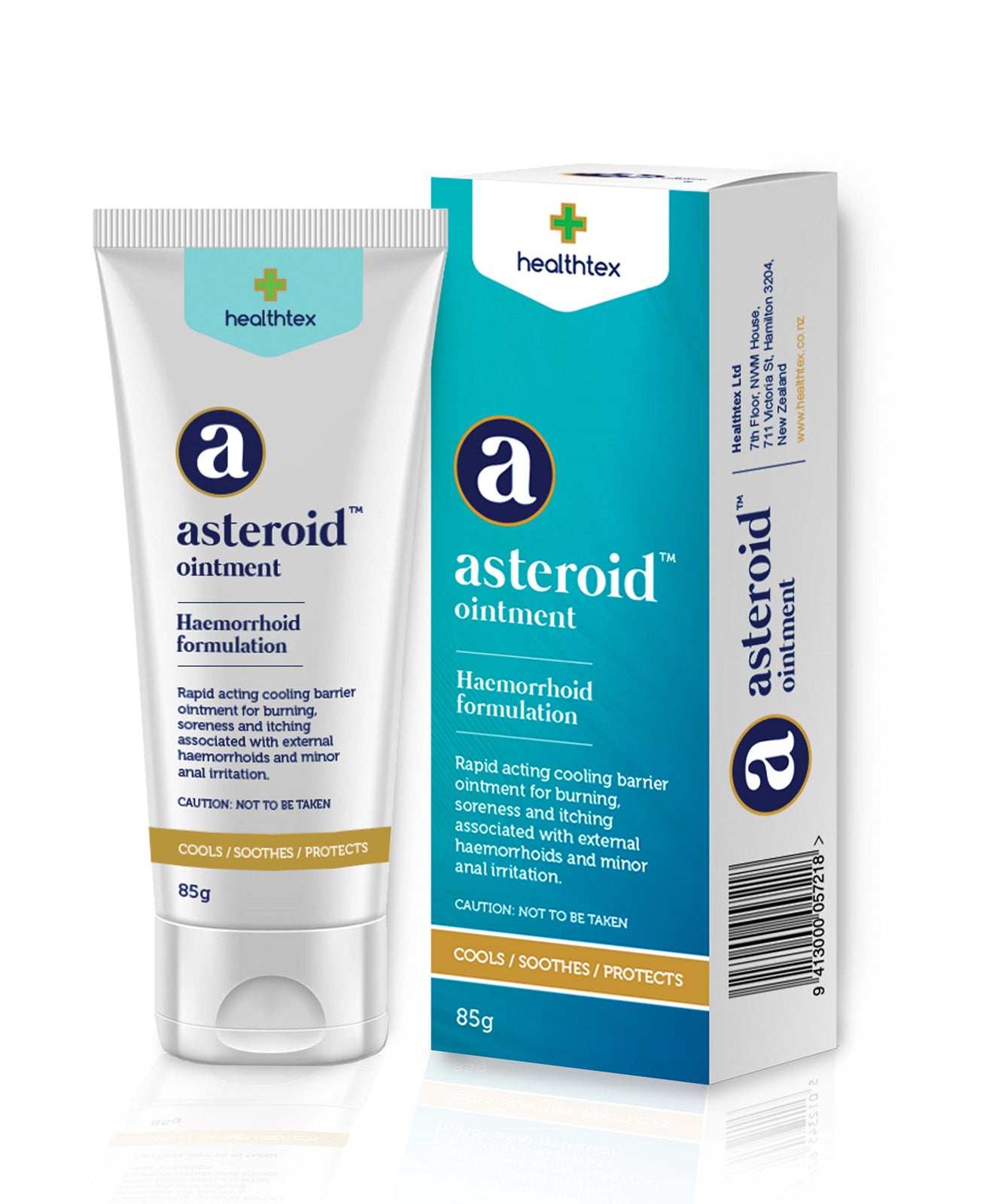 Healthtex Asteroid haemorrhoid ointment 85g for relief and healing - Invercargill Pharmacy