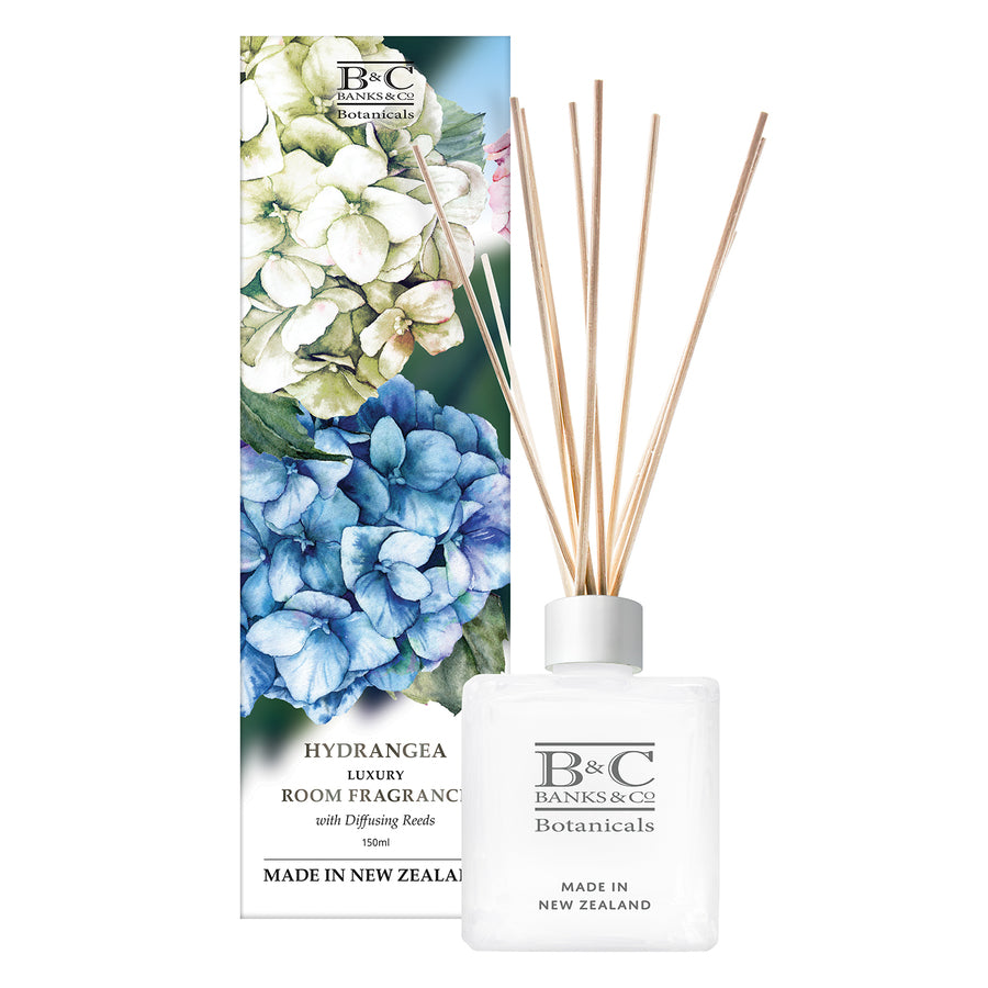 Banks & Co Hydrangea Room Diffuser 150ml