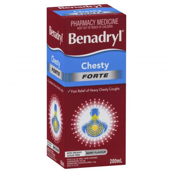 compare product BENADRYL Chesty Forte 200ml