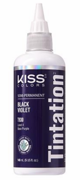compare product Kiss Semi Permanent Tintation 148ml Black Violet