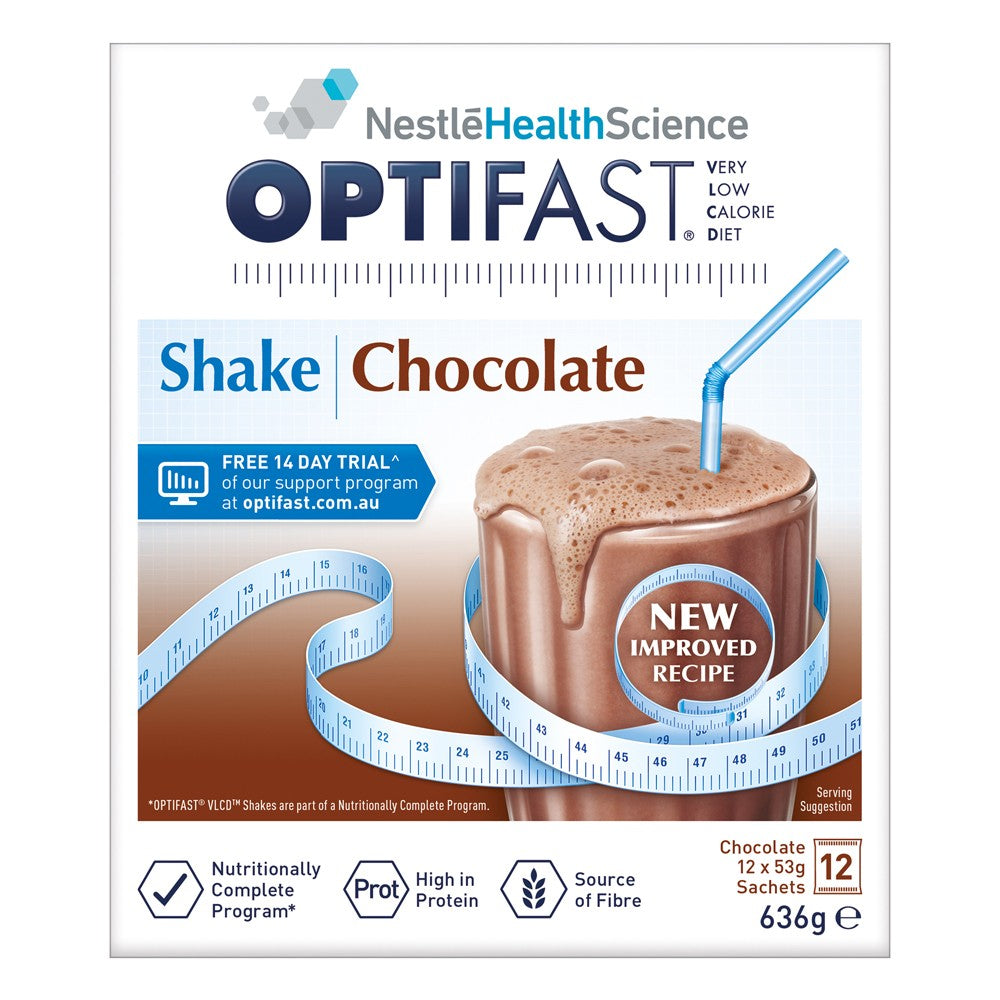 Optifast Shake Chocolate 12x53g