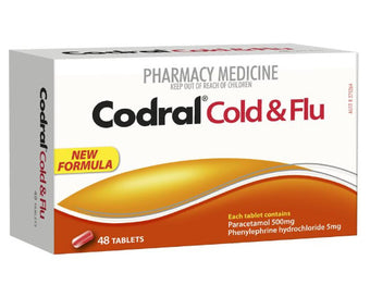 compare product CODRAL PE Cold & Flu C.F 48s
