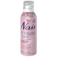 compare product NAIR Bladeless Shave Rosewater 142g