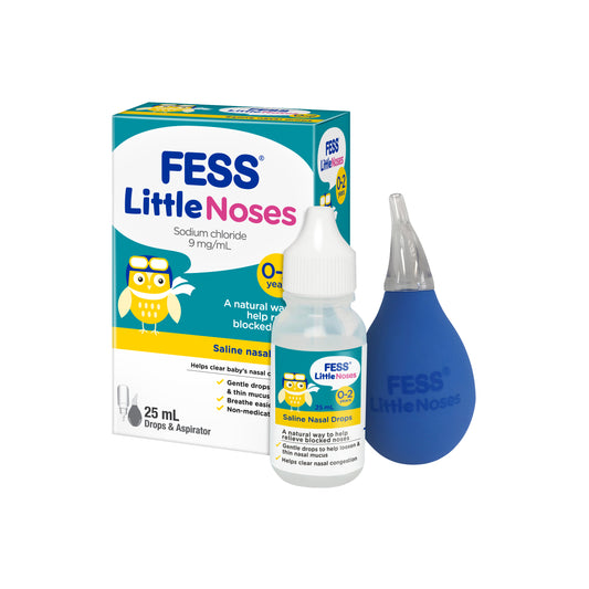 Fess Little Noses 0-2 Years Drops & Aspirator 25ml
