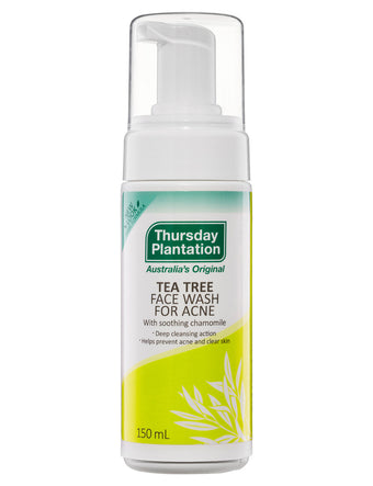 compare product Thursday Plantation Tea Tree Face Wash for Acne 150ml