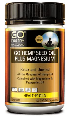 GO Hemp Seed Oil Plus Magnesium 100s