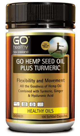 GO Hemp Seed Oil Plus Turmeric 100s