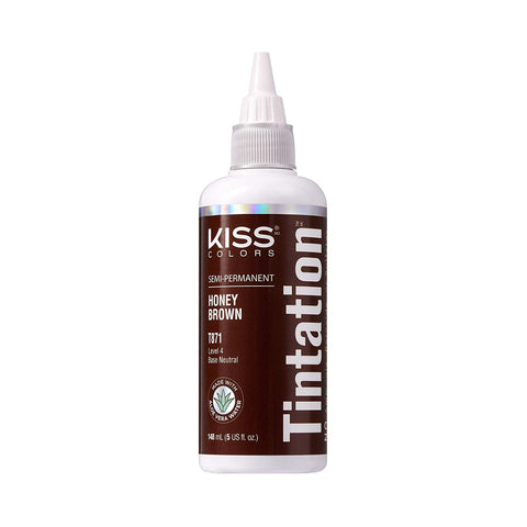 Kiss Semi Permanent Tintation 148ml Honey Brown