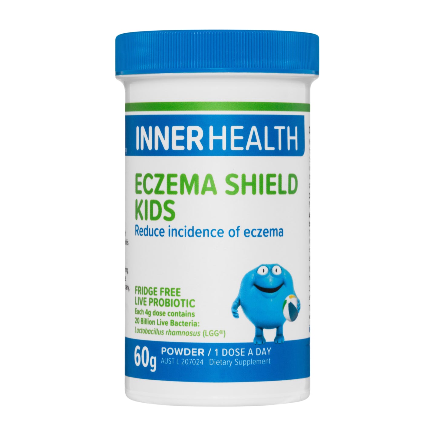 Inner Health Eczema Shield Kids probiotic powder 60g for children - Baillie & Lewis Pharmacy Invercargill